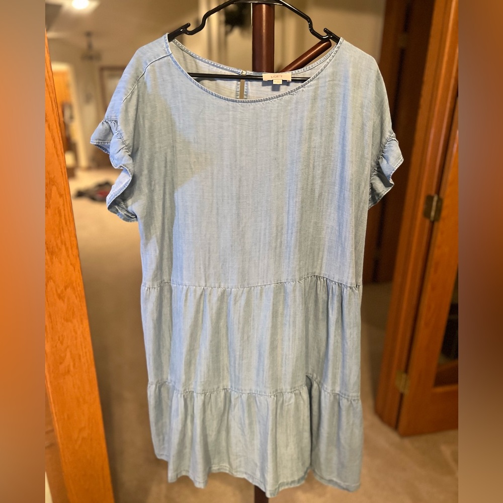 LOFT denim dress - XXL